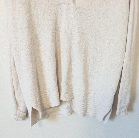 LiLLA P cashmere cotton soft cozy chunky long sleeve pullover sweater - Picture 5 of 10